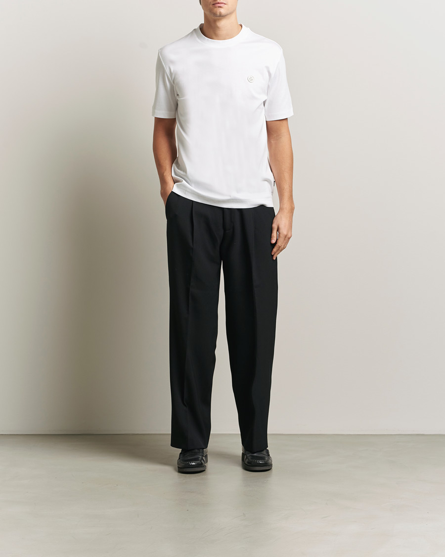 Uomini | T-shirt | BOSS BLACK | Taut Regular Fit T-Shirt White
