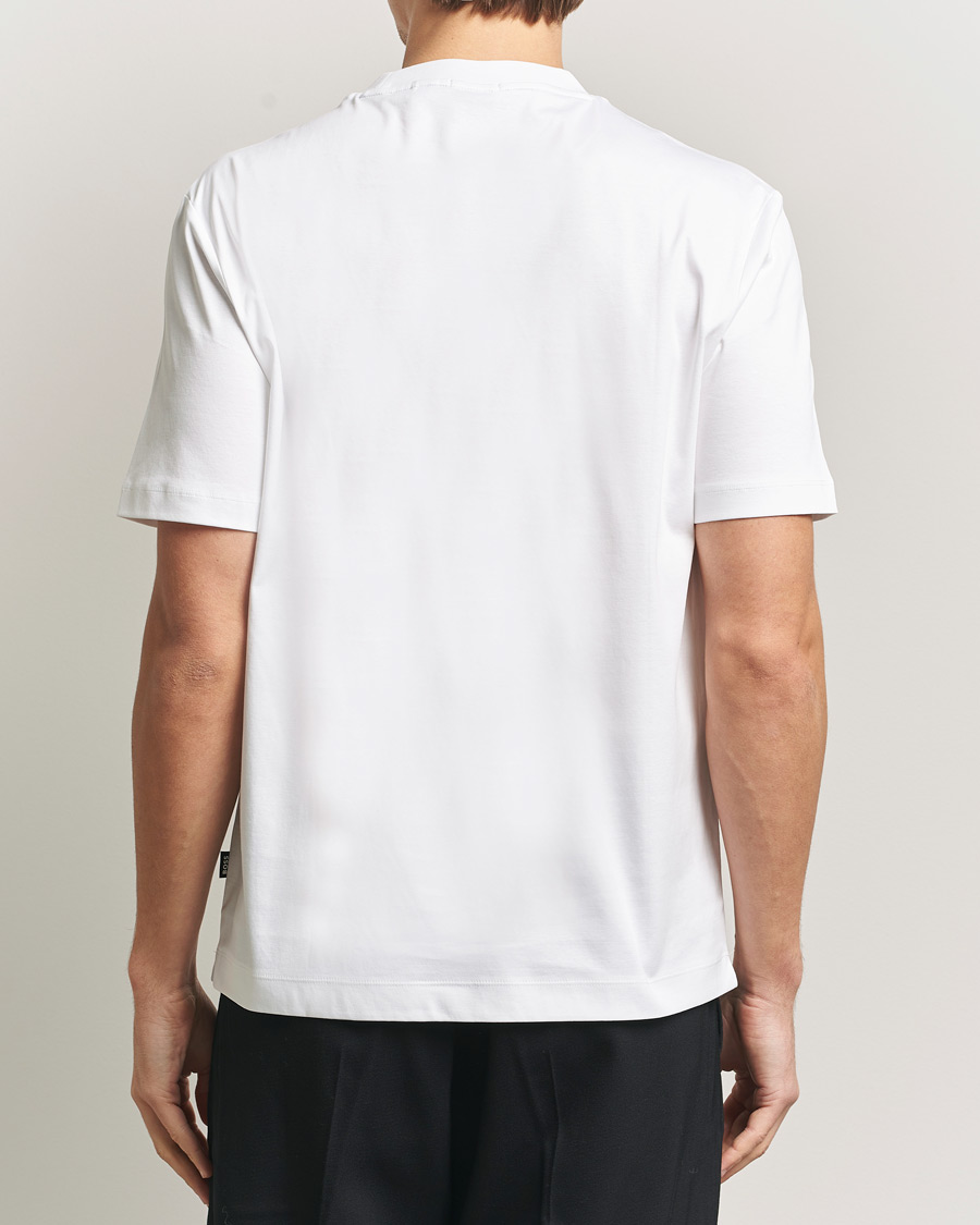 Uomini | T-shirt | BOSS BLACK | Taut Regular Fit T-Shirt White