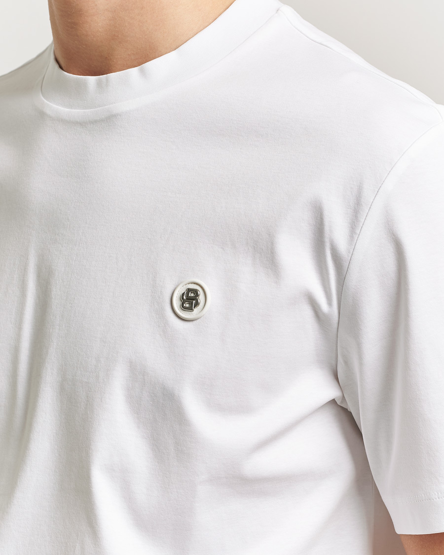 Uomini | T-shirt | BOSS BLACK | Taut Regular Fit T-Shirt White
