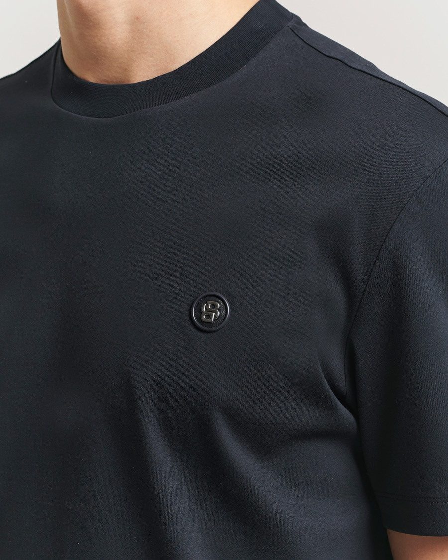 Uomini | T-shirt | BOSS BLACK | Taut Regular Fit T-Shirt Dark Blue