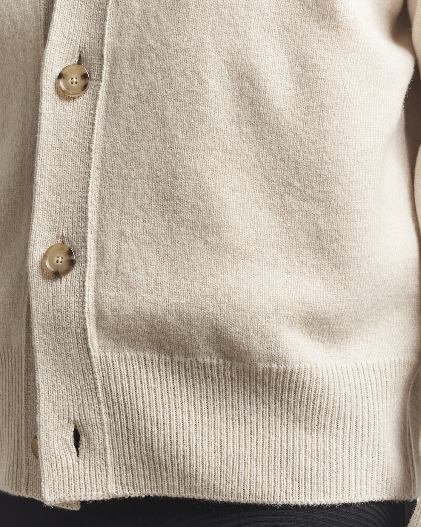 Uomini | Maglieria | BOSS BLACK | Ucone Wool Knitted Cardigan Open White