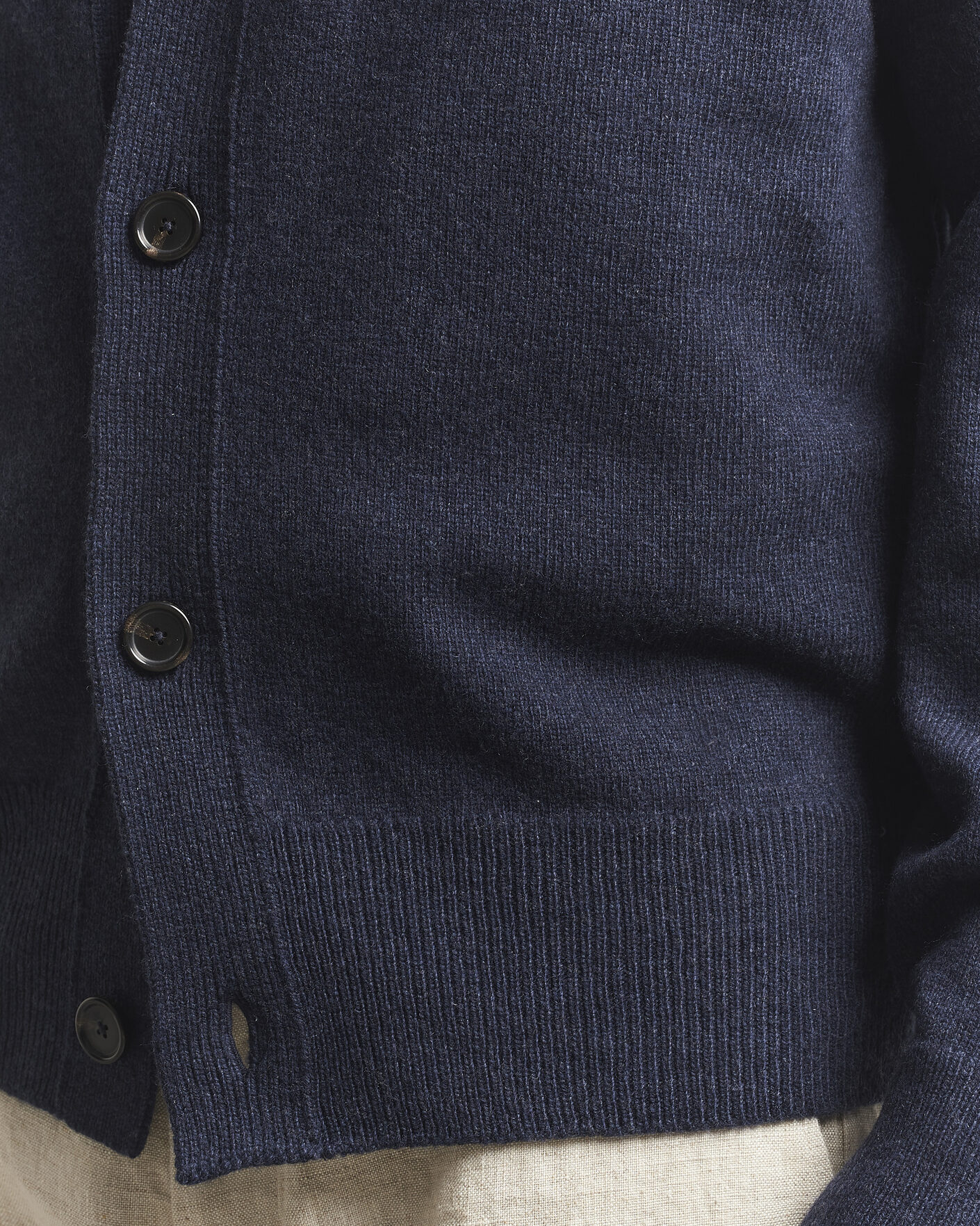 Uomini | Maglieria | BOSS BLACK | Ucone Wool Knitted Cardigan Dark Blue