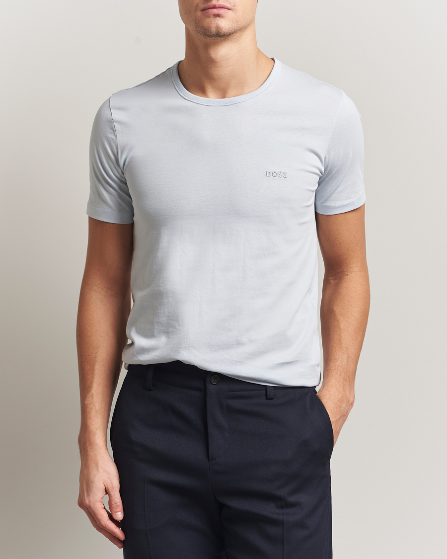 Uomini | T-shirt | BOSS BLACK | 3-Pack Crew Neck T-Shirt Green/Blue/Navy
