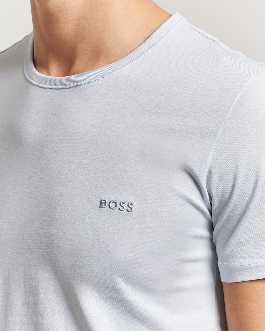 Uomini | T-shirt | BOSS BLACK | 3-Pack Crew Neck T-Shirt Green/Blue/Navy