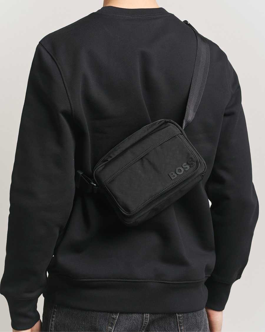 Uomini | Borse | BOSS BLACK | Catch Nylon Bum Bag Black