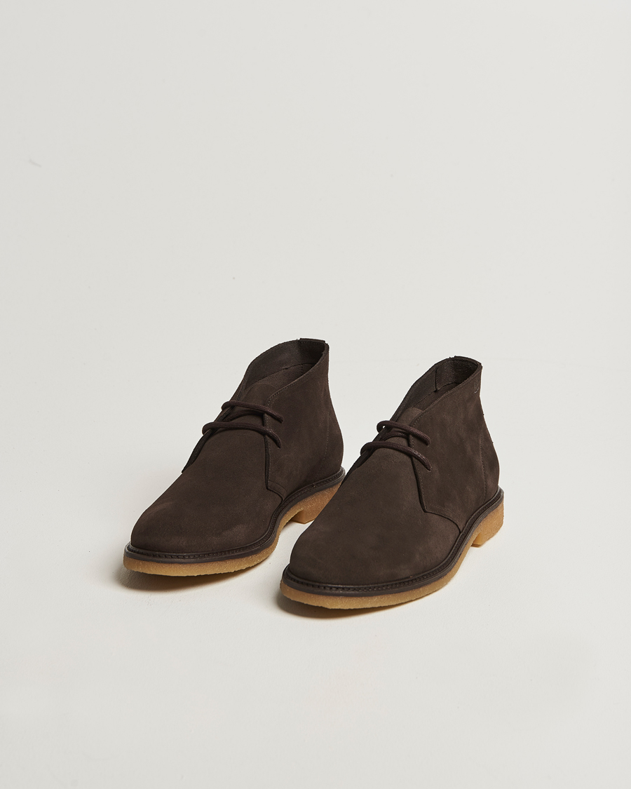 Uomini | Stivali | BOSS BLACK | Kope Suede Desert Boots Dark Brown