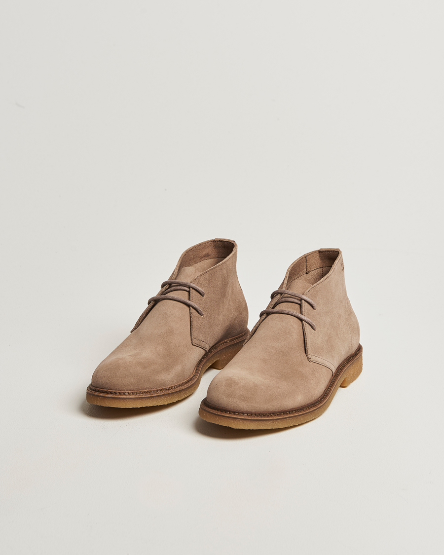 Uomini | Stivali | BOSS BLACK | Kope Suede Desert Boots Medium Beige