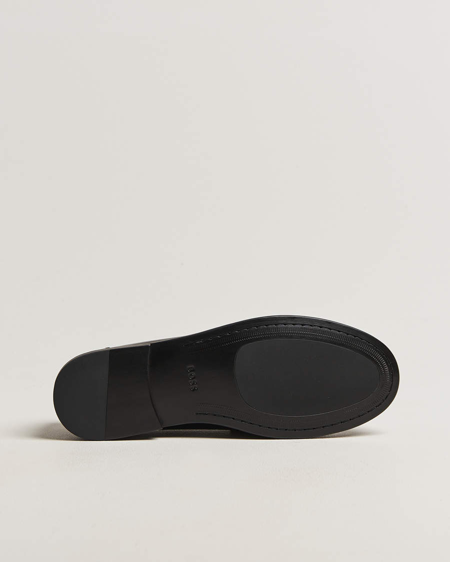 Uomini | Mocassini | BOSS BLACK | Tevan Leather Moccasin Black