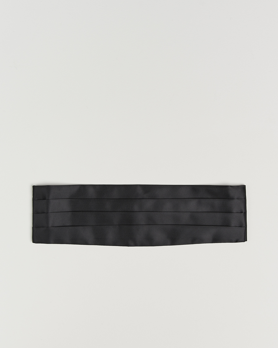 Uomini | Tiger of Sweden Cummerbund Black | Tiger of Sweden | Cummerbund Black