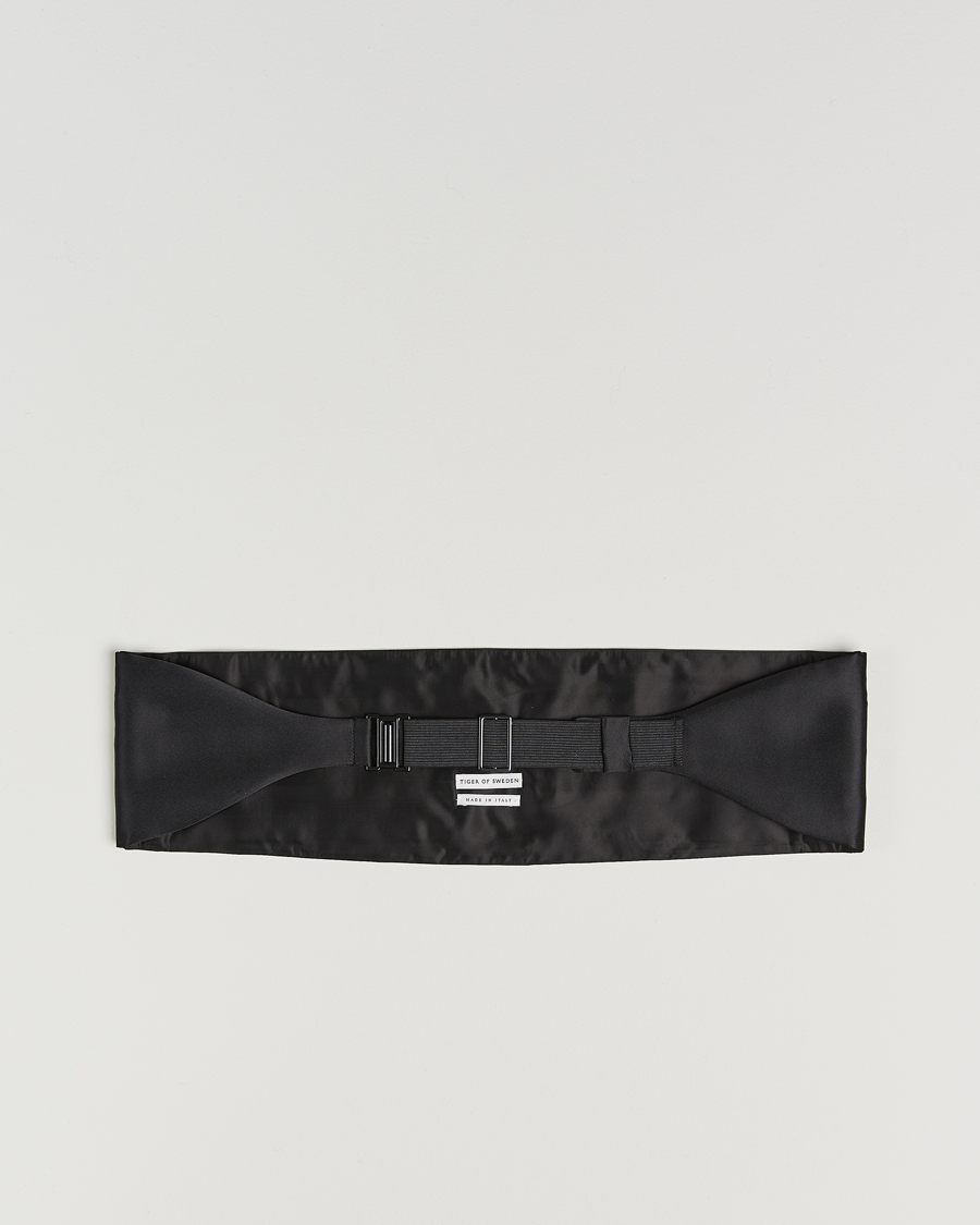 Uomini | Tiger of Sweden Cummerbund Black | Tiger of Sweden | Cummerbund Black