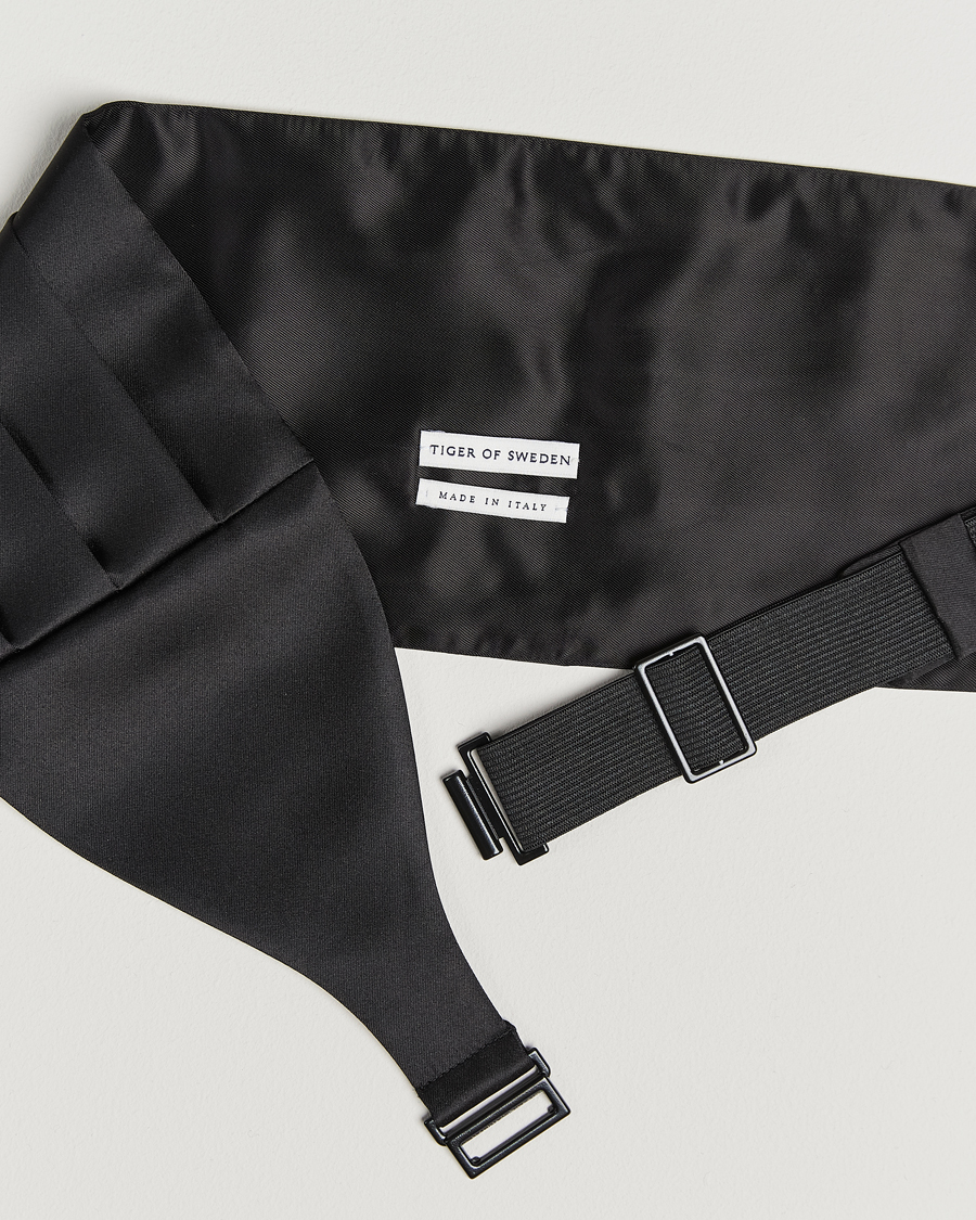 Uomini | Tiger of Sweden Cummerbund Black | Tiger of Sweden | Cummerbund Black