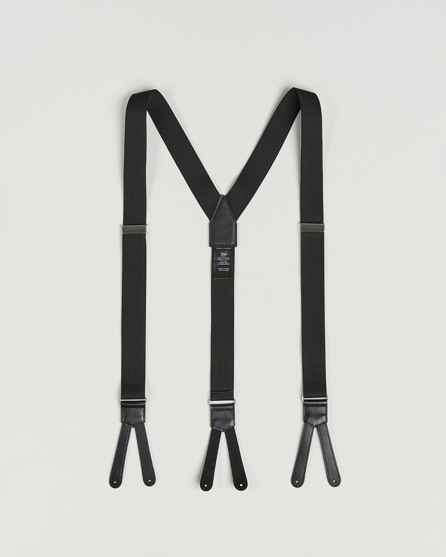 Uomini | Tiger of Sweden Sessato Braces Black | Tiger of Sweden | Sessato Braces Black