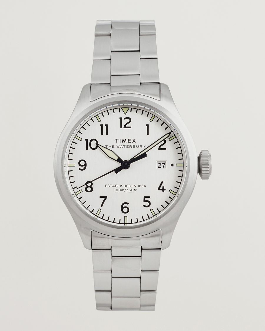Uomini | Timex Waterbury Ace 3-Hand 41mm Silver Dial | Timex | Waterbury Ace 3-Hand 41mm Silver Dial