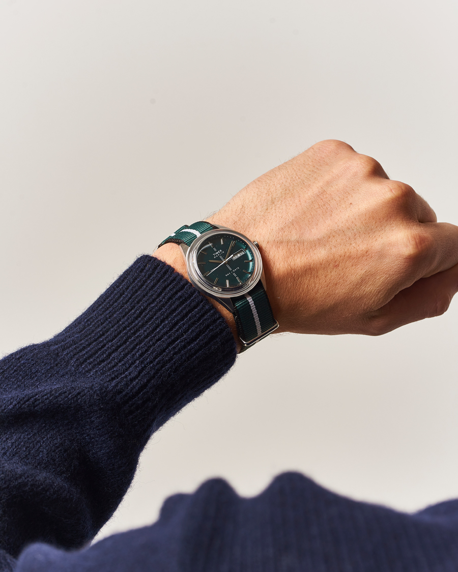 Uomini | Timex Marlin Jet 3-Hand Quartz 39mm Green Dial | Timex | Marlin Jet 3-Hand Quartz 39mm Green Dial