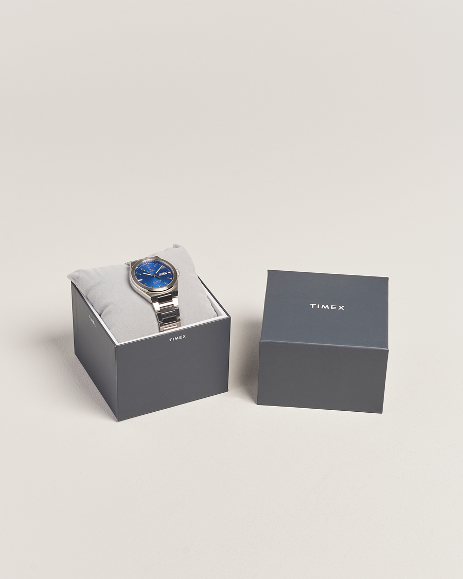 Uomini | Timex Q Continental Day/Date 38mm Blue Dial | Timex | Q Continental Day/Date 38mm Blue Dial