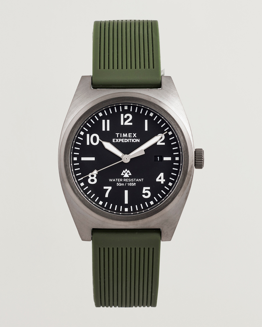 Uomini | Timex Expedition Capstone Silicone Strap 39mm Black Dial | Timex | Expedition Capstone Silicone Strap 39mm Black Dial
