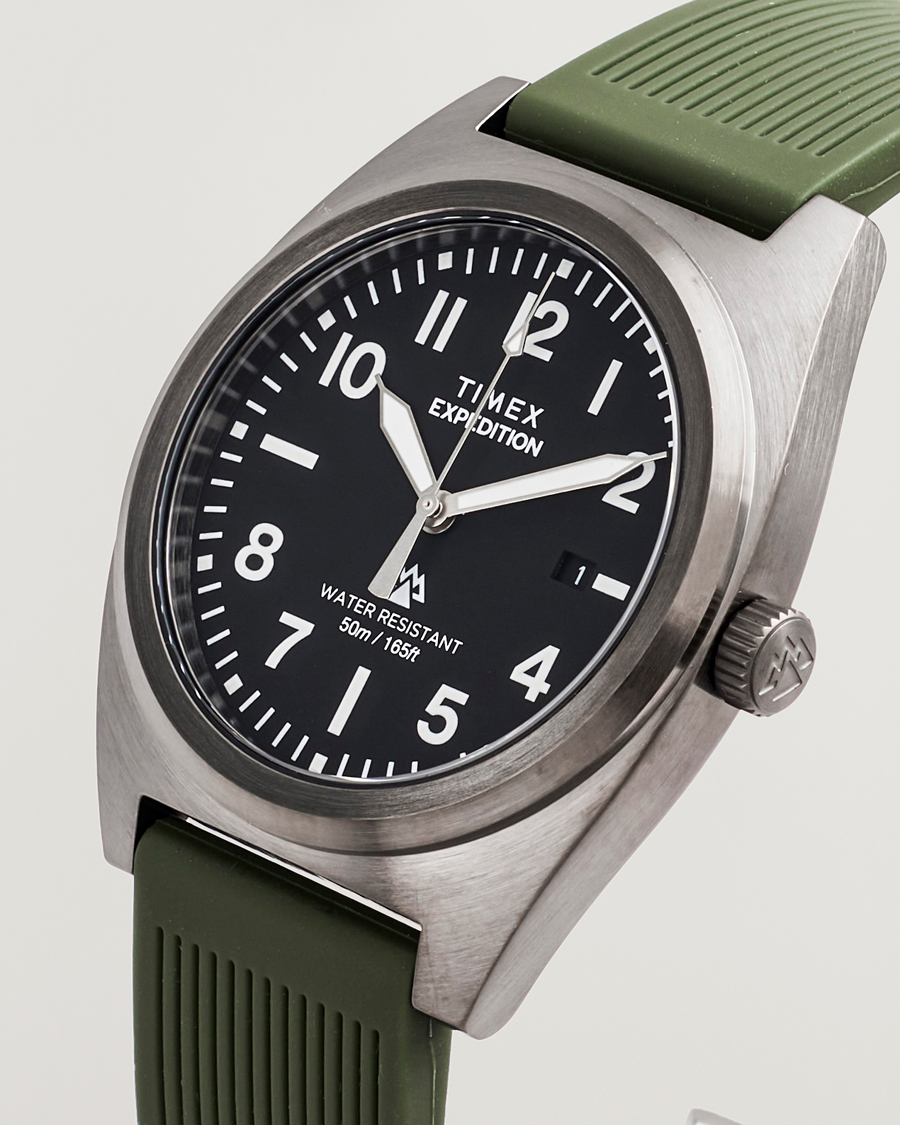 Uomini | Timex Expedition Capstone Silicone Strap 39mm Black Dial | Timex | Expedition Capstone Silicone Strap 39mm Black Dial