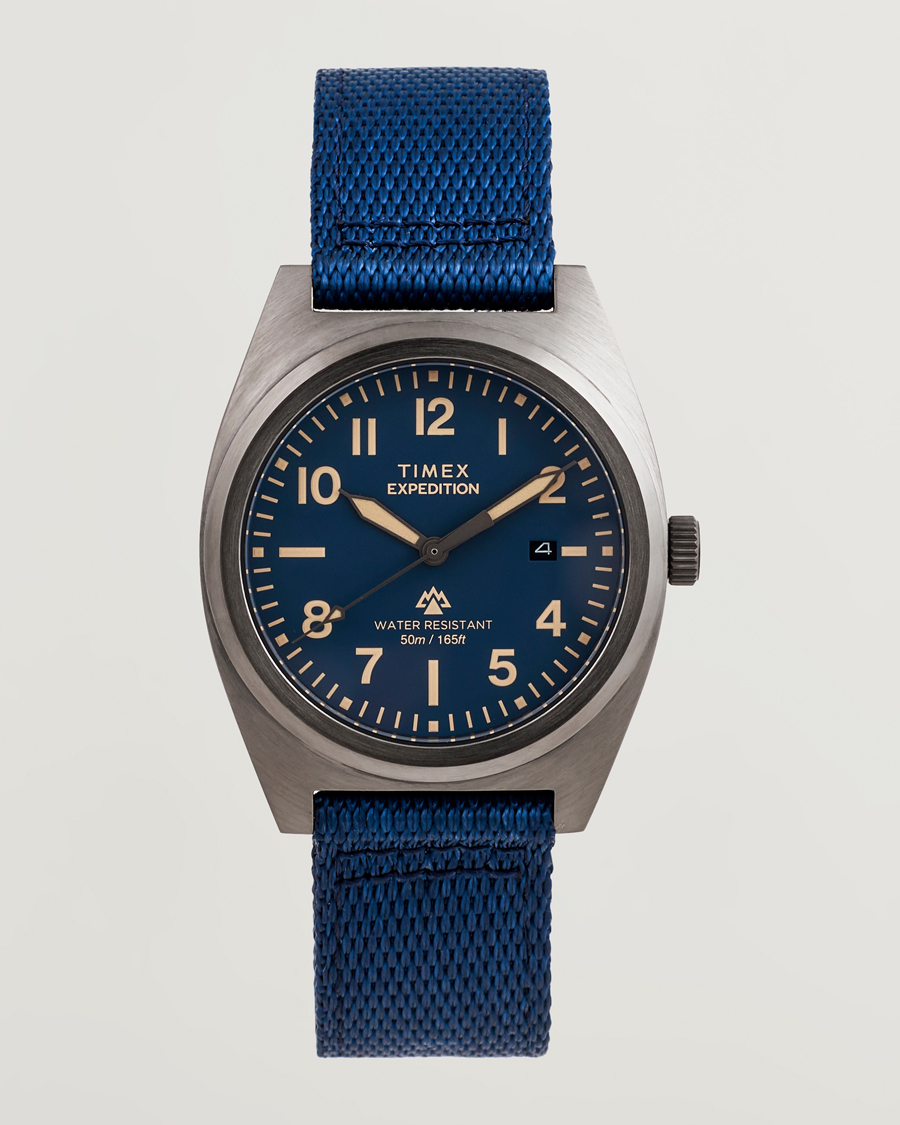 Uomini | Timex Expedition Capstone rPET Strap 39mm Blue Dial | Timex | Expedition Capstone rPET Strap 39mm Blue Dial