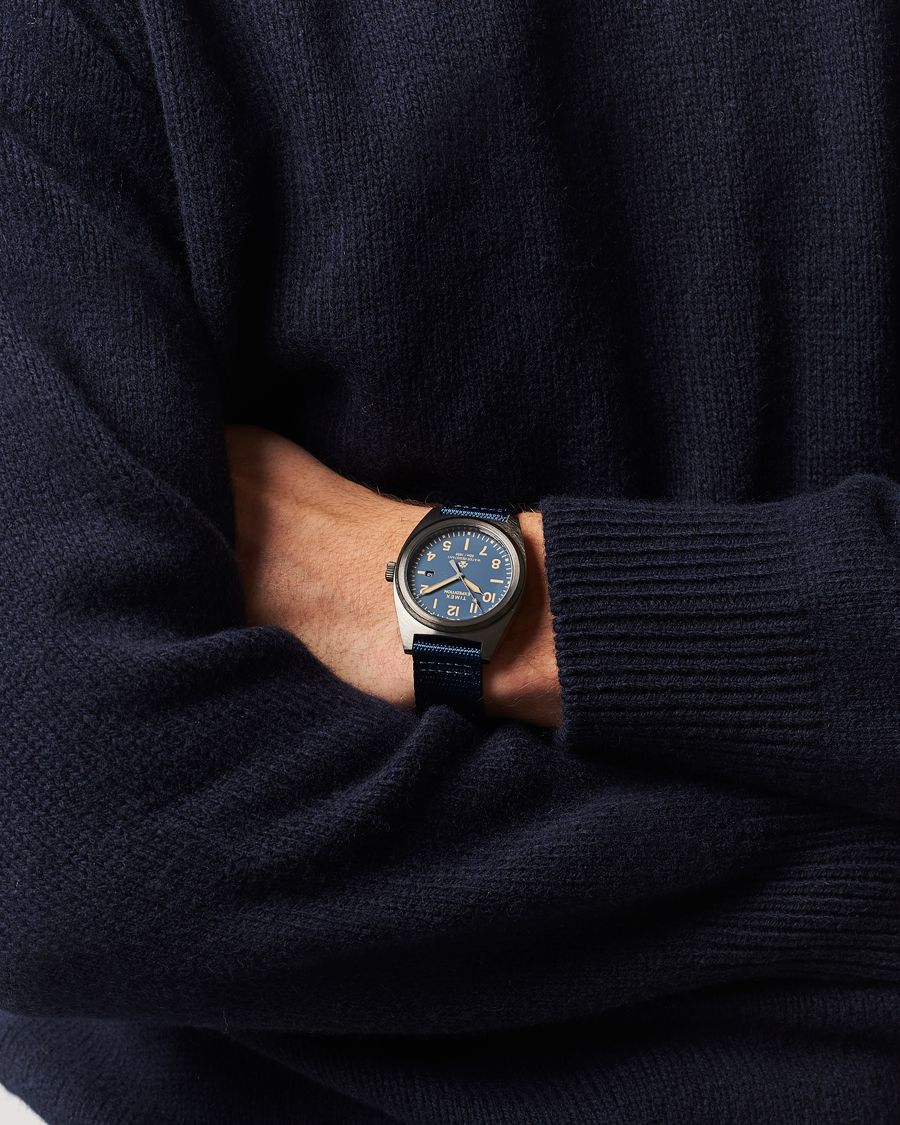 Uomini | Timex Expedition Capstone rPET Strap 39mm Blue Dial | Timex | Expedition Capstone rPET Strap 39mm Blue Dial