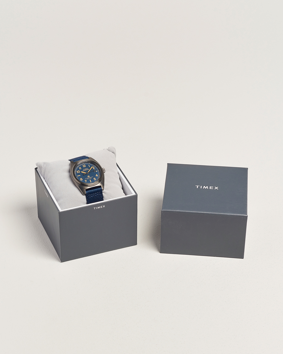 Uomini | Timex Expedition Capstone rPET Strap 39mm Blue Dial | Timex | Expedition Capstone rPET Strap 39mm Blue Dial
