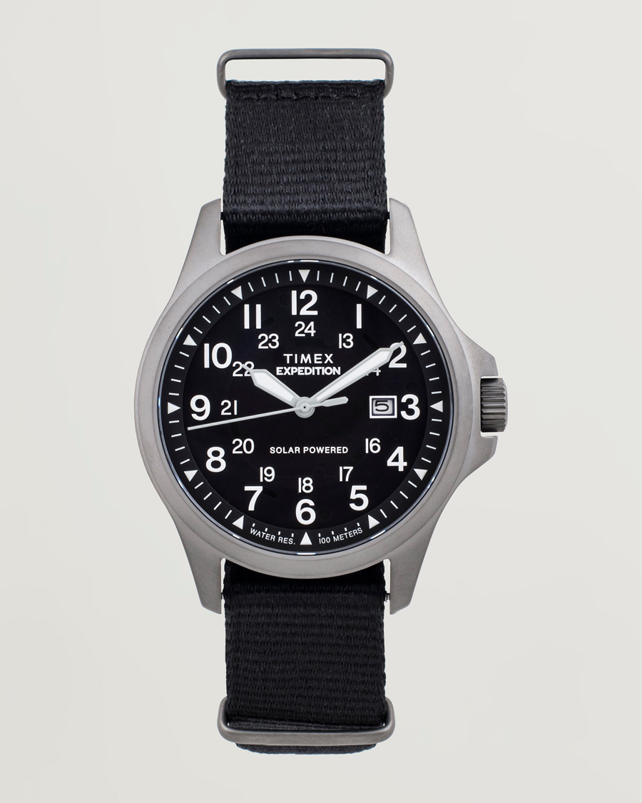 Uomini | Timex Expedition Field Post Solar rPET Strap 36mm Black Dial | Timex | Expedition Field Post Solar rPET Strap 36mm Black Dial