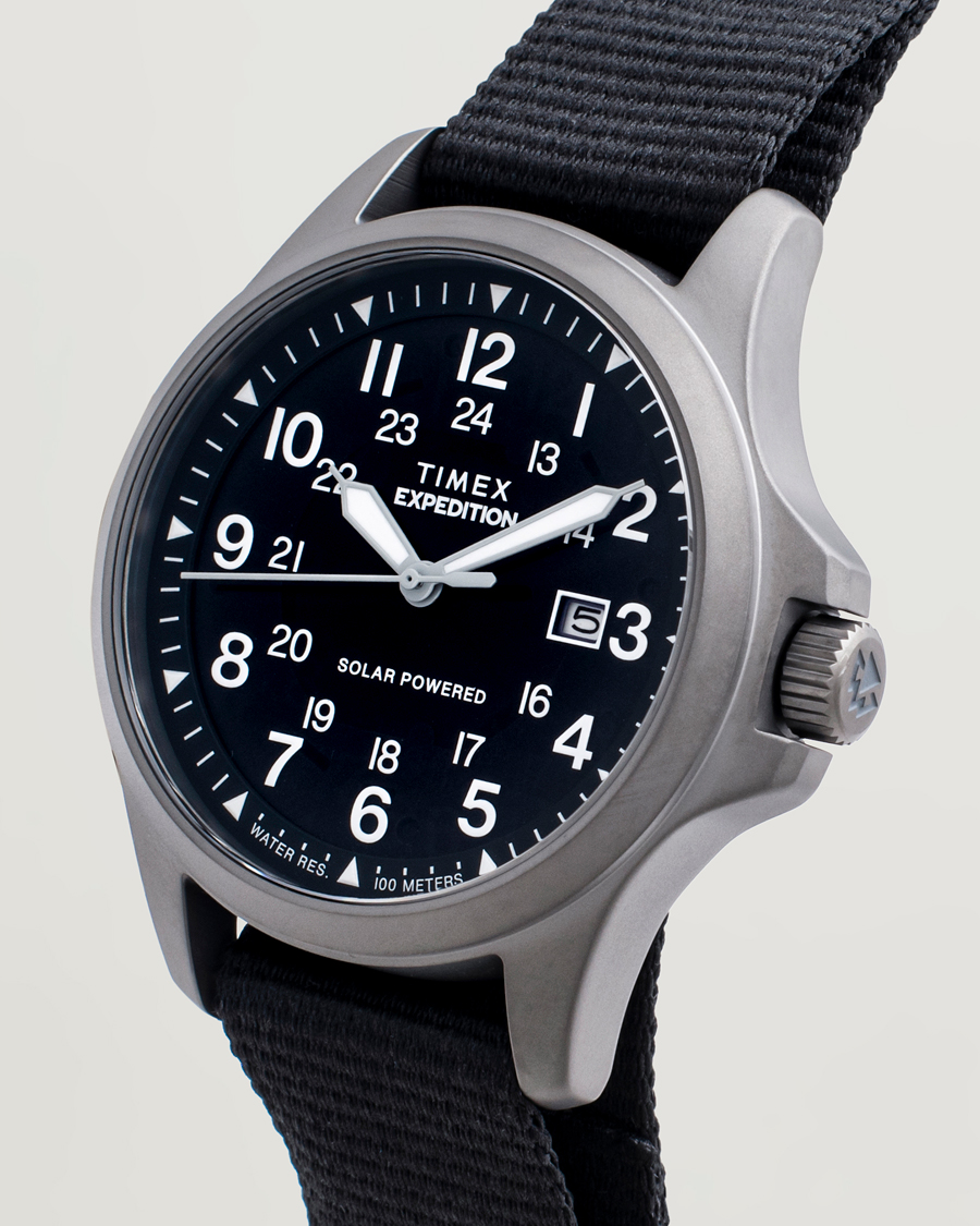 Uomini | Timex Expedition Field Post Solar rPET Strap 36mm Black Dial | Timex | Expedition Field Post Solar rPET Strap 36mm Black Dial