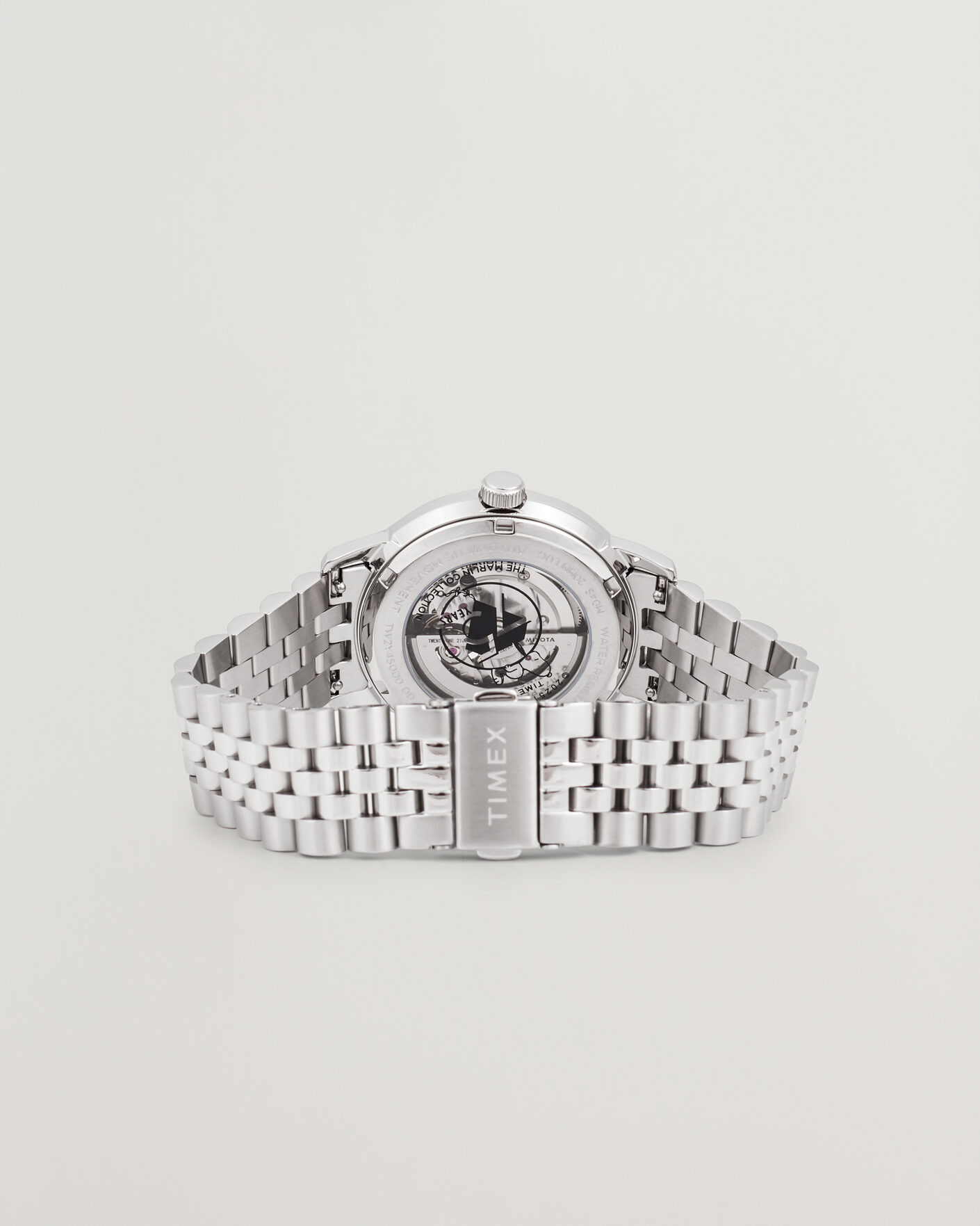 Uomini | Timex Timex X Peanuts Snoopy Marlin Automatic 40mm Silver | Timex | X Peanuts Snoopy Marlin Automatic 40mm Silver