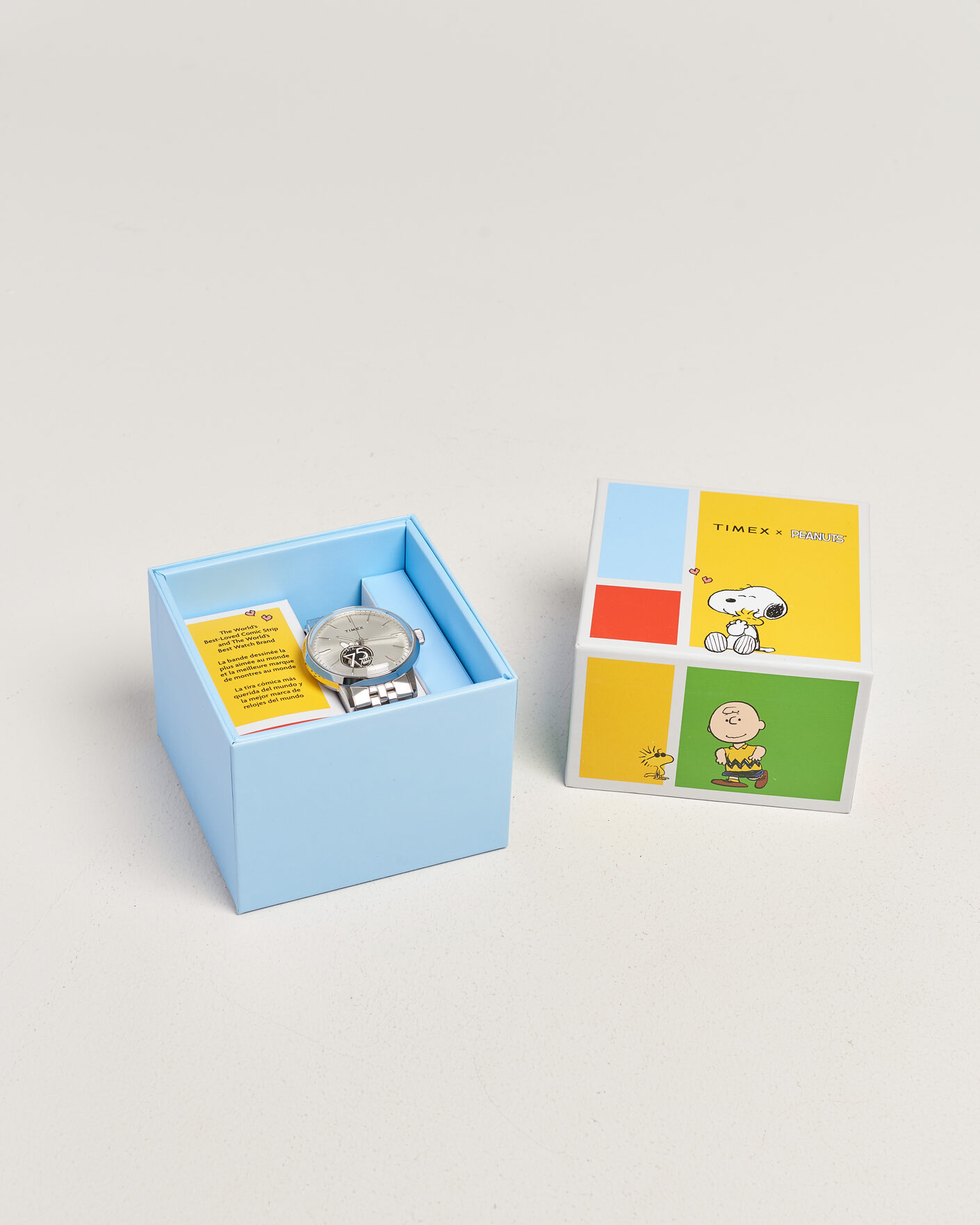 Uomini | Timex Timex X Peanuts Snoopy Marlin Automatic 40mm Silver | Timex | X Peanuts Snoopy Marlin Automatic 40mm Silver