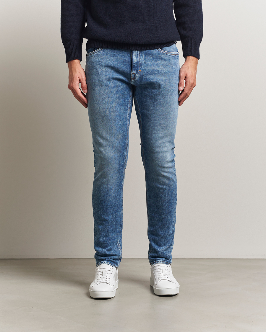 Uomini | Pantaloni | Tiger of Sweden | Pistolero Jeans Medium Blue