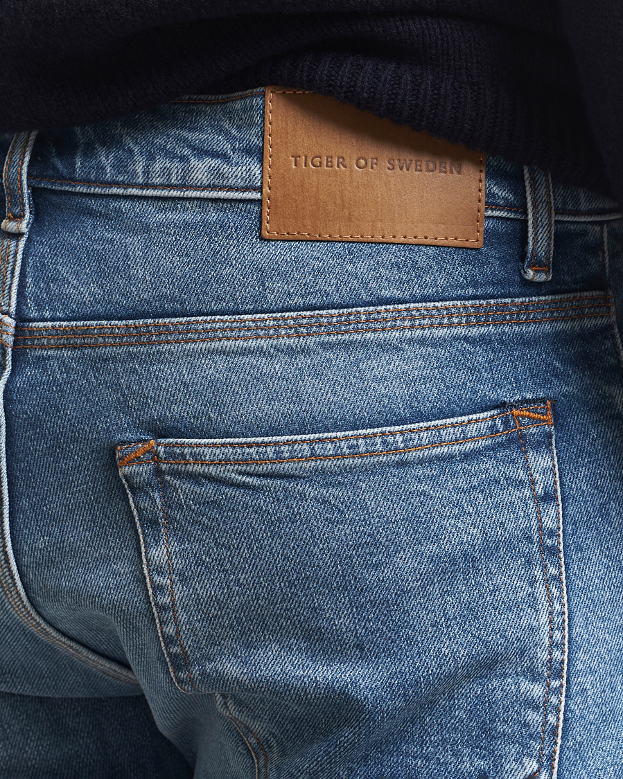 Uomini | Pantaloni | Tiger of Sweden | Pistolero Jeans Medium Blue
