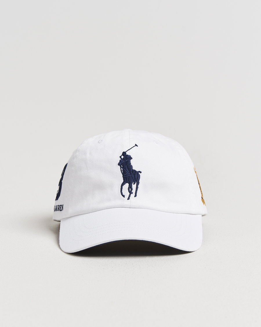 Uomini | Cappelli & Berretti | Polo Ralph Lauren | Big Pony Twill Cap Ceramic White
