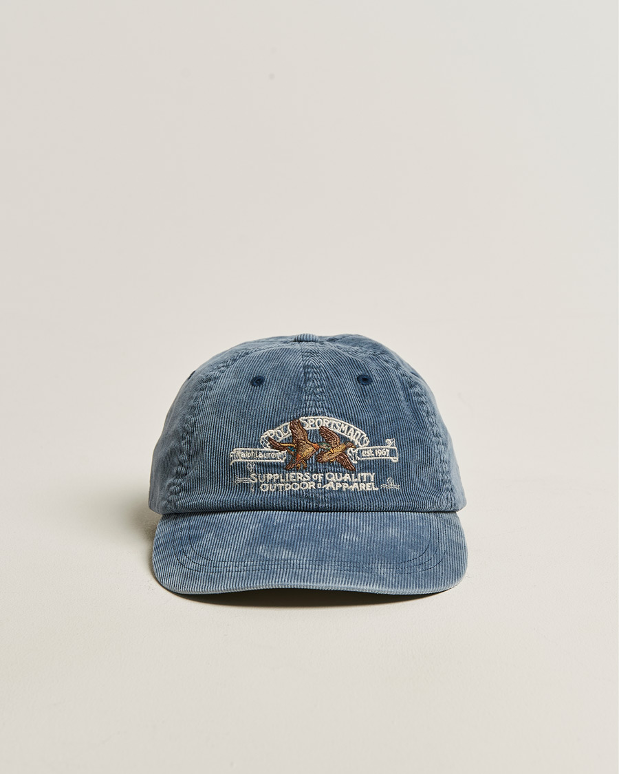Uomini | Cappelli & Berretti | Polo Ralph Lauren | Corduroy Bill Cap Faded Navy