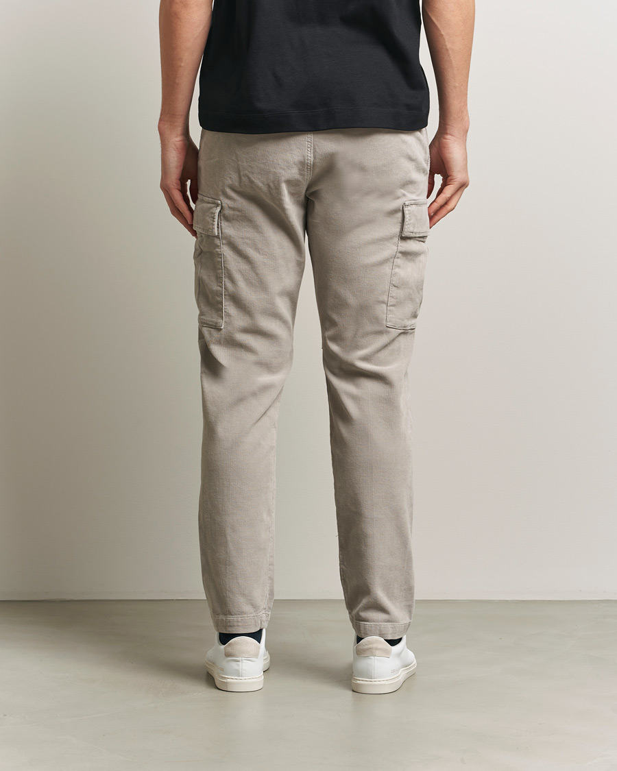 Uomini | Pantaloni | Polo Ralph Lauren | Corduroy Cargo Pants Grey Dawn