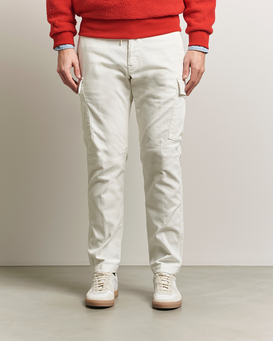 Uomini | Pantaloni | Polo Ralph Lauren | Corduroy Cargo Pants Antique Cream