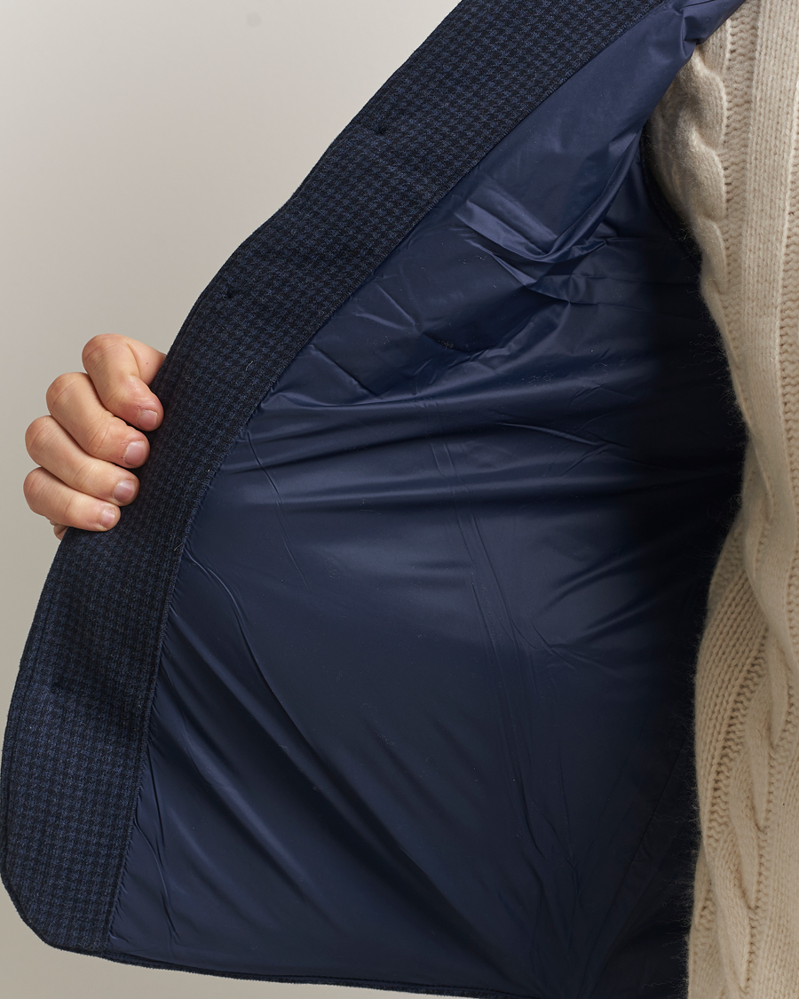 Uomini | Gilet | Polo Ralph Lauren | Knitted Dogtooth Vest Winter Navy Heather