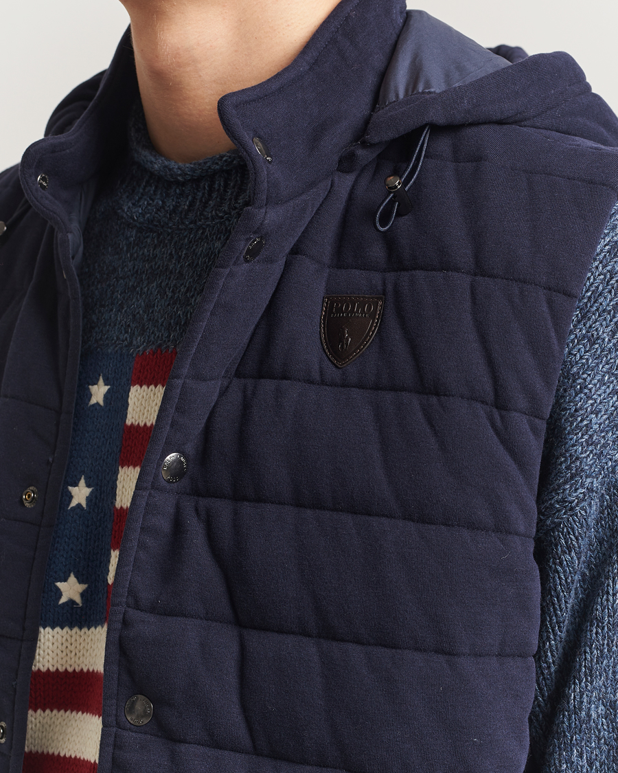Uomini | Gilet | Polo Ralph Lauren | Double Knitted Vest RL Navy