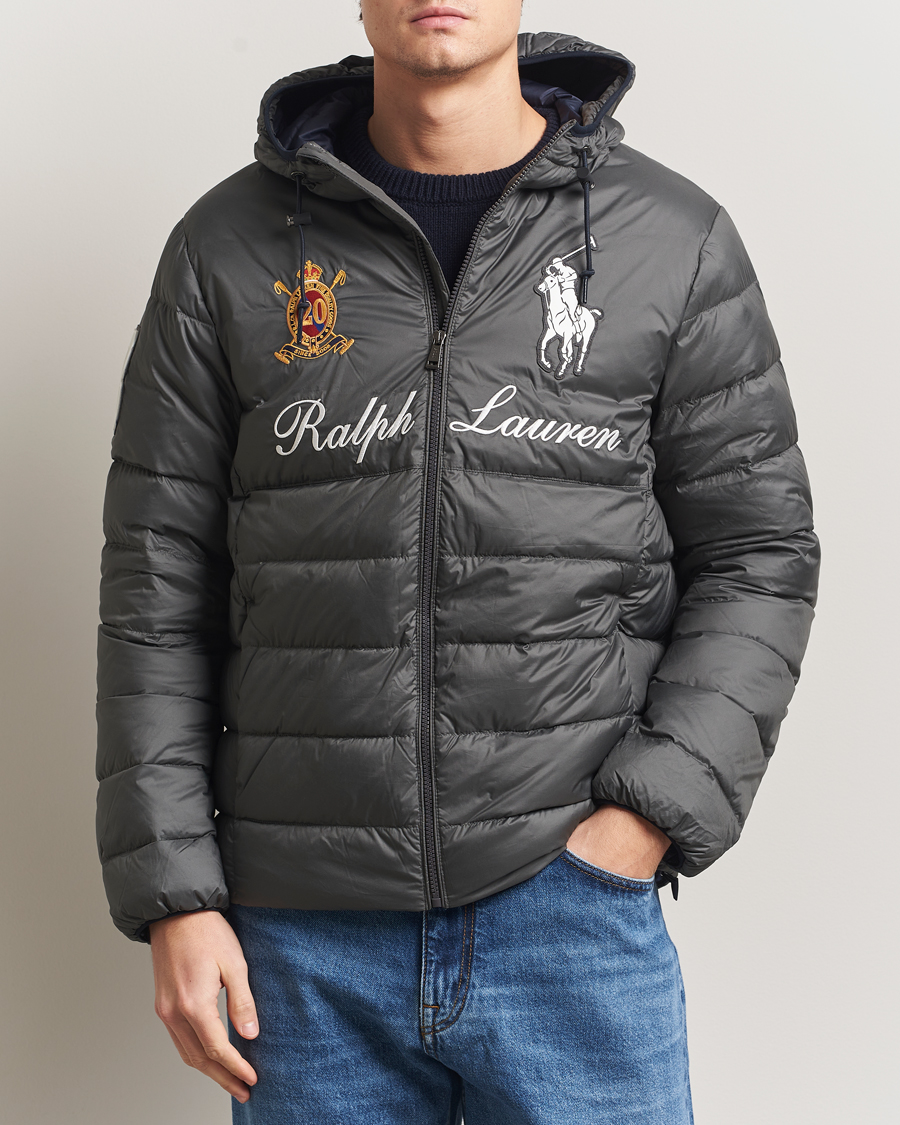 Uomini | Giacche | Polo Ralph Lauren | Colden Snow Polo Hodded Jacket Charcoal Grey