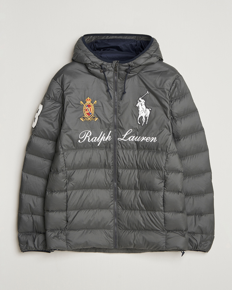 Uomini | Giacche | Polo Ralph Lauren | Colden Snow Polo Hodded Jacket Charcoal Grey