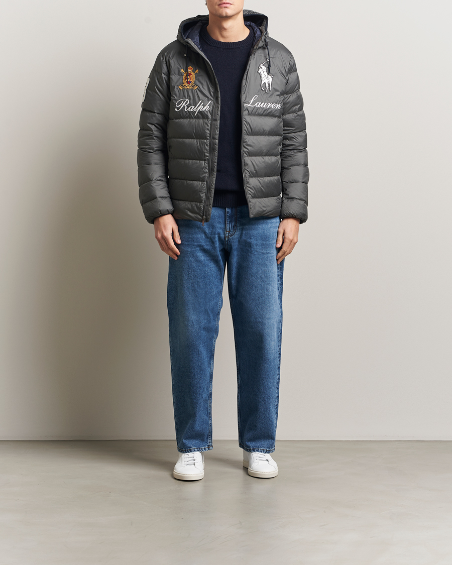 Uomini | Giacche | Polo Ralph Lauren | Colden Snow Polo Hodded Jacket Charcoal Grey