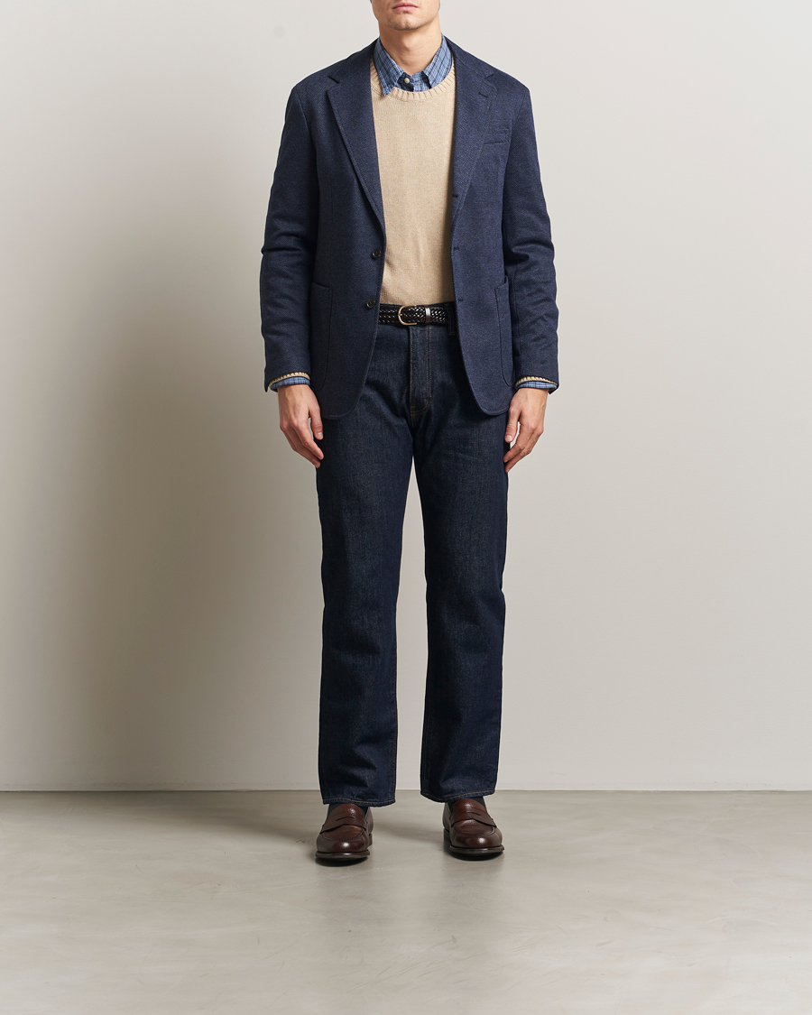 Uomini | Blazers | Polo Ralph Lauren | Herringbone Single Breasted Sportcoat Navy Multi