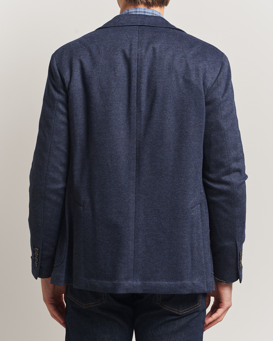 Uomini | Blazers | Polo Ralph Lauren | Herringbone Single Breasted Sportcoat Navy Multi
