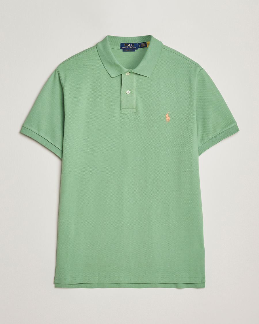Uomini | Polo | Polo Ralph Lauren | Custom Slim Fit Polo Outback Green