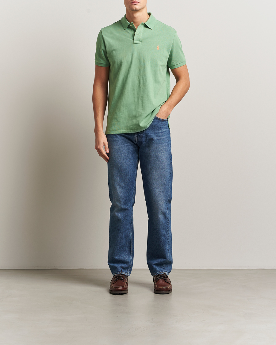 Uomini | Polo | Polo Ralph Lauren | Custom Slim Fit Polo Outback Green