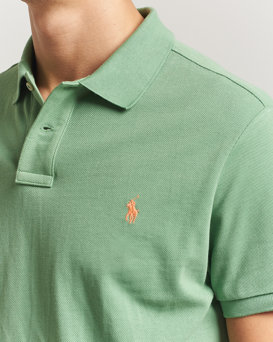 Uomini | Polo | Polo Ralph Lauren | Custom Slim Fit Polo Outback Green