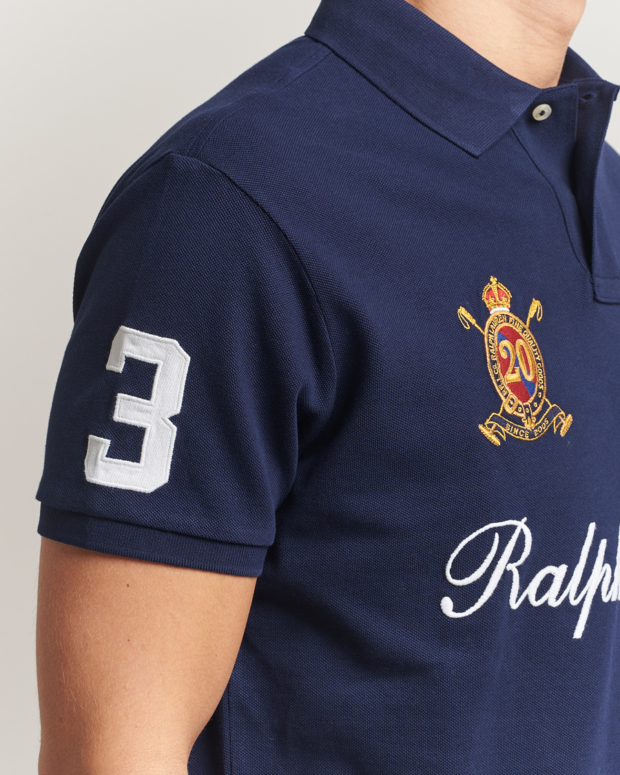 Uomini | Polo | Polo Ralph Lauren | Custom Slim Fit Big Pony Polo Cruise Navy