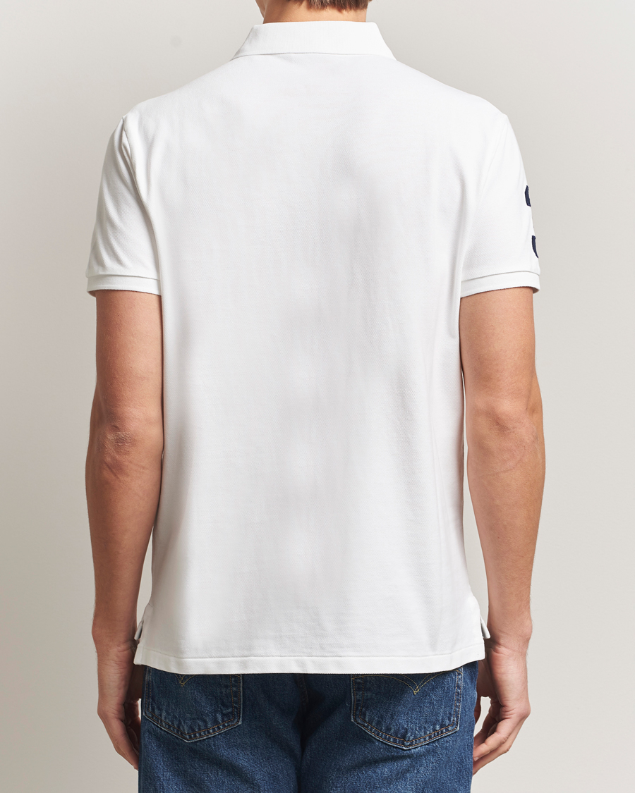 Uomini | Polo | Polo Ralph Lauren | Custom Slim Fit Big Pony Polo White