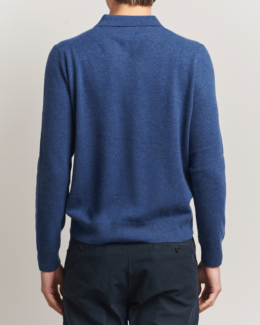 Uomini | Polo | Polo Ralph Lauren | Washed Long Sleeve Bear Polo Rustic Navy Heather