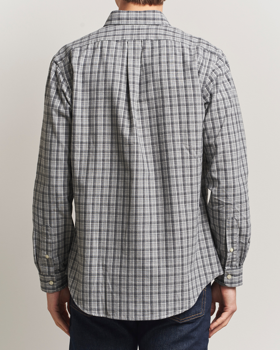 Uomini | Camicie | Polo Ralph Lauren | Custom Fit Checked Shirt Grey Heather Multi