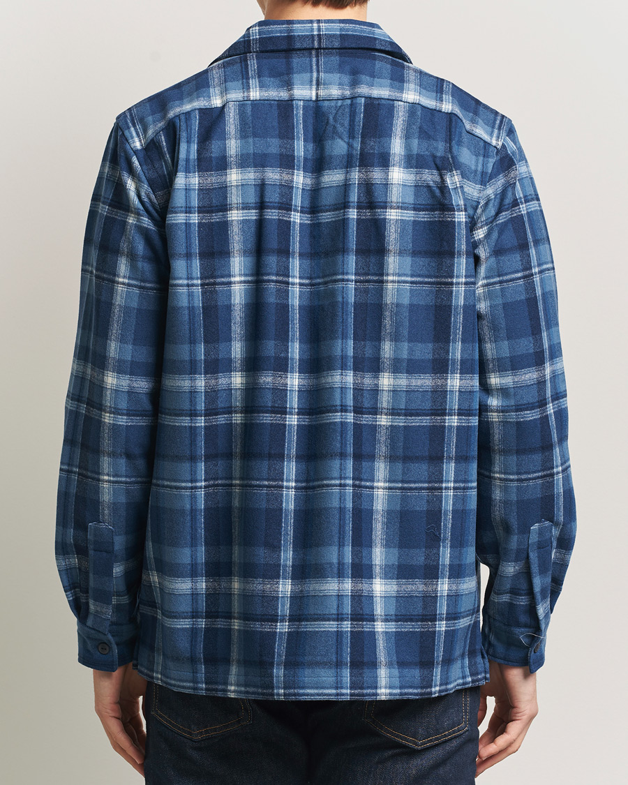 Uomini | Camicie | Polo Ralph Lauren | Plainweave Wool Pocket Shirt Blue Heather Multi