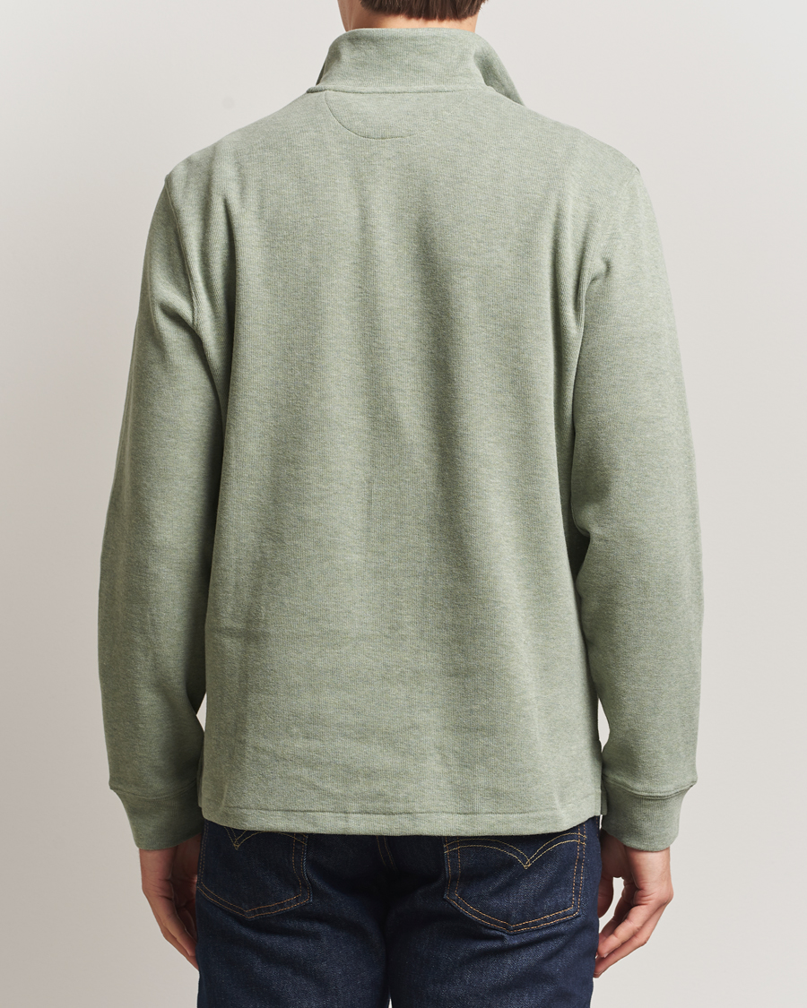 Uomini | Maglieria | Polo Ralph Lauren | Double Knitted Half Zip Greenery Heather